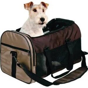 Stylish Brown and Black Trixie Pet Travel Carrier